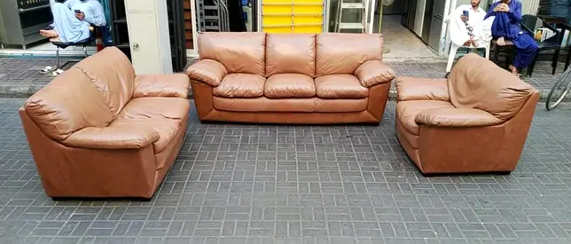 Sofa Leather 6 Seater
