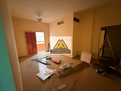 Two-bedroom apartment with a living room for rent in Al Nuaimiya 2, with central air conditioning and a great price, close to all services.