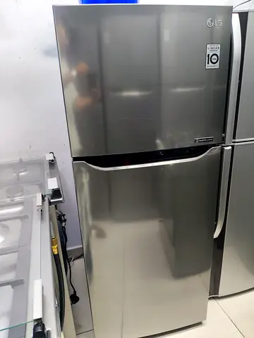 LG Top Freezer Refrigerator - Stainless Steel, 10-year Compressor Warranty
