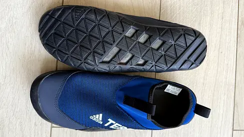 Adidas blue water/training shoes - size 11 never used