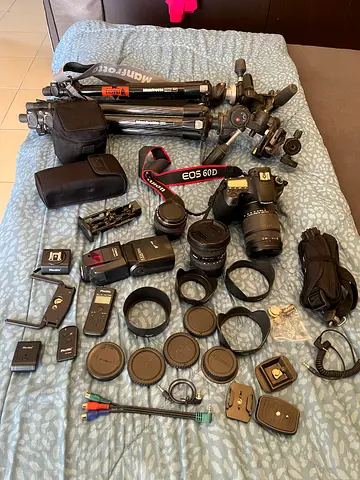 PRICE DROPPED - SALE: Canon 60D with 3 Lens  All Gear
