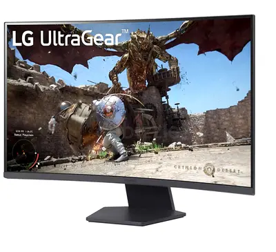 LG 32 inch Ultragear Curved Gaming Monitor QHD - 180Hz- 1 Year Warranty