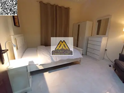 غرفة وصالة عدد 2 حمام تكييف مركزي بدون بلكونة مفروشة بالكامل