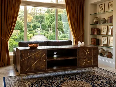 mango wood tv table