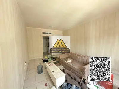 Studio apartment for annual rent in Al Nuaimiya 2, Ajman, on King Faisal Street. Located in a prime, vibrant location close to all essential services