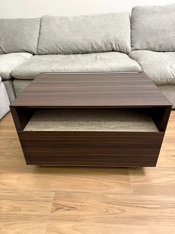 Bedside nightstand table with touch light
