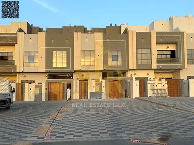 A villa with all registration, ownership and electricity fees included, on the main street, ready to move in, in the most prestigious areas of Ajman.