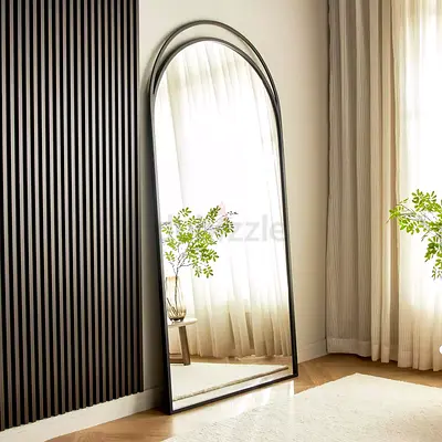 Mia Leaner Mirror 200x100cm – Wooden Frame | AED 450