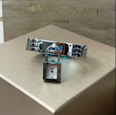 Hermes Padlock Charm Bracelet Master Copy Watch (Silver-tone) - Stylish Lock Pendant Watch