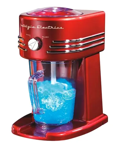 Nostalgia Retro Frozen Slush  Snow Cone Machine | Red | Perfect for Summer!