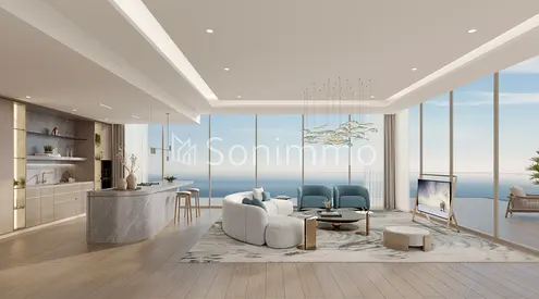 Sea View 2BR Apartment | Furnished | Meriva Gardens A