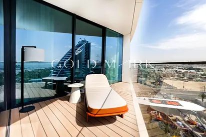 Fully Furnished | Burj and Sea View | High Floor