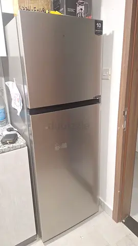 Silver Top-Freezer Refrigerator - Good Working Condition