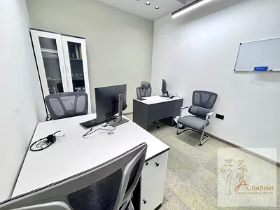 Premium 4-Seater Office | Modern Fit-Out | Near Healthcare City Metro| Flexible Rental