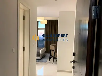 Furnished Studio | Tower 108 JVC | Balcony & City View