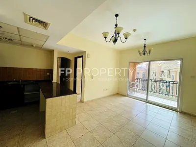 UNFURNISHED 1BHK | POOL VIEW | MULTIPLE CHEQUES