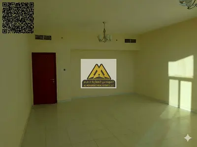 For yearly rent a spacious 3 BHK apartment in Rashidiya 2, Ajman, located in Falcon Tower in a prime location close to all services and amenities.