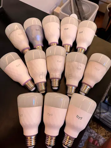 Lot of 13 Yeelight Smart Color LED Bulbs (E27) for Smart Home (Worth 1500+ AED)
