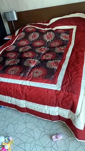 floral comforter set from Pakistan