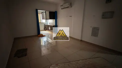 Studio for Rent in Al Rawda 2 Ajman | Large Size | Semi-Separate Kitchen | Family Building | Prime Location