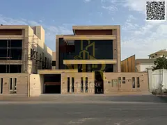 A fully equipped luxury villa in Al Rawda 3, elegant design with a distinctive view, all-inclusive p