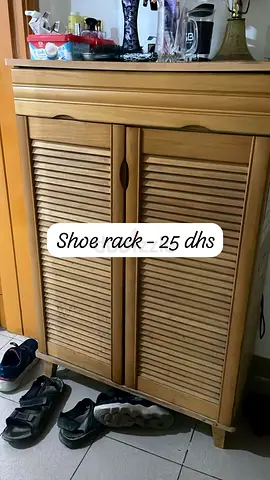 Light brown Wooden Cabinets / Shoe rack