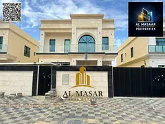 Villa for sale in the heart of Ajman, close to all amenities, ready to move in, freehold ownership f