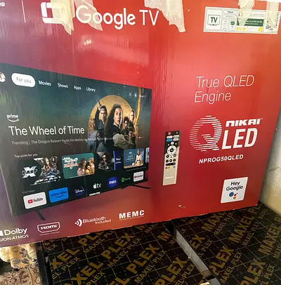 Nikai 43 QLED Smart TV (Google TV) - Boxed