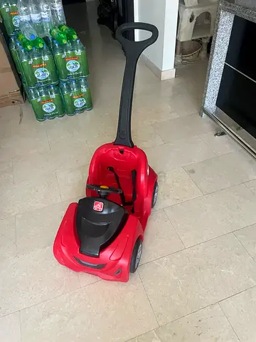 Red Push Ride-On Car with Parent Handle