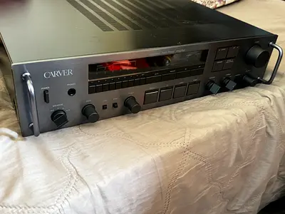 CARVER Receiver 900 Amplifier – 100W per Channel (Made in Japan, 120V)