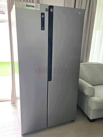 Free Delivery- LG Latest Model Side-by-Side Fridge and Freezer Stainless Steel Body 90cm