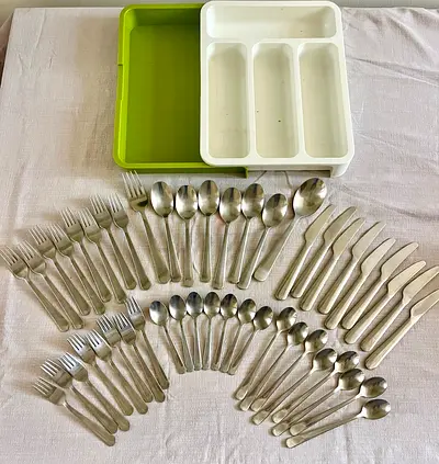 IKEA 22185 48 Piece Stainless Steel Flatware Set