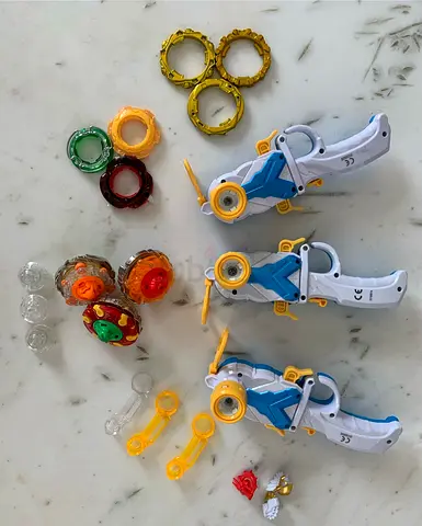 Beyblades spinning tops