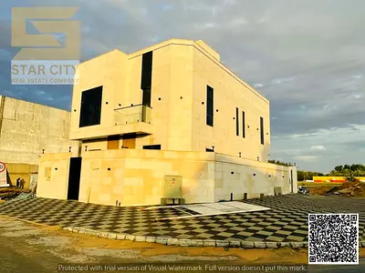 🏡 للبيع | توين هاوس زاوية شارعين في الحليو – عجمان | 5 غرف + روف 🔥