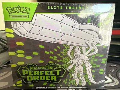 Sealed Pokémon TCG: Mega Evolution Perfect Order Elite Trainer Box (New)