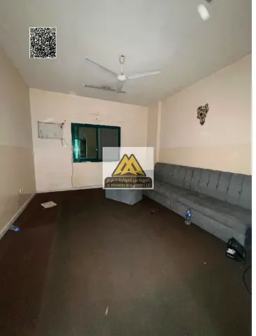 شقة النعيمية 2 عجمان غرفتين وصالة، 2 حمام، بلكونة، تكييف مركزي، رقم 402، 32000 سنوياً 4 دفعات، موقع مميز شارع الملك فيصل