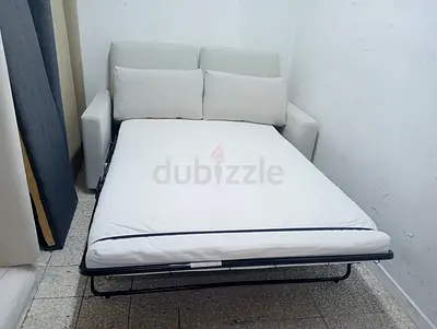 VIMLE Light grey 2-seater sofa bed with mattress