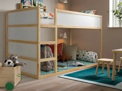 Ikea Kura bed with metres