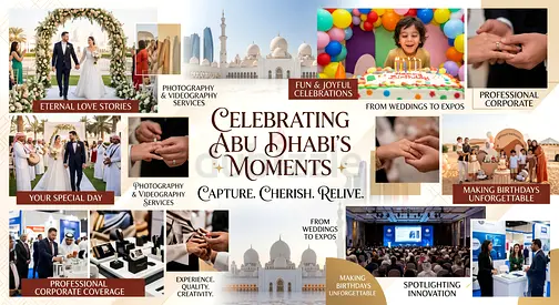📸 Professional Photography  Videography Services in Abu Dhabi