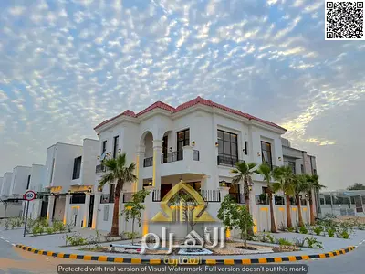 اطلالة علي حديقة الياسمين | تملك فيلا فاخرة بالياسمين عجمان | 5 غرف ماستر ومسبح | 4500 قدم بسعر تنافسي