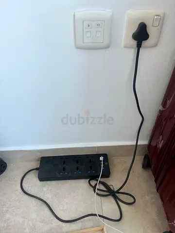 Used multi-socket Extension Lead with USB Slots with surge protection
