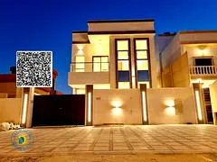 For those seeking luxury, 5BR villa in Al Mowaihat 2, super deluxe finishing, prime location, bank f