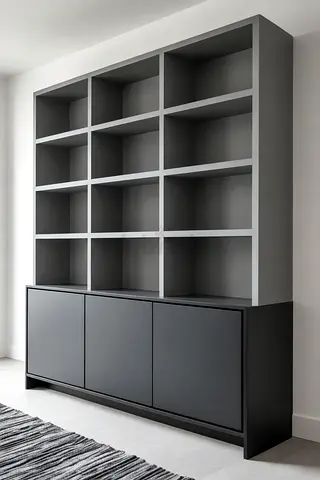 Bookcase with Lower Cabinet