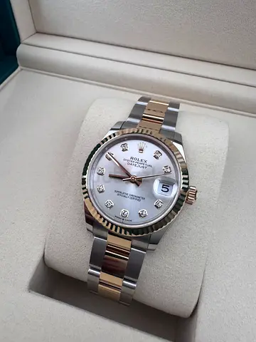 New Rolex Datejust, 31 mm, diamond numerals