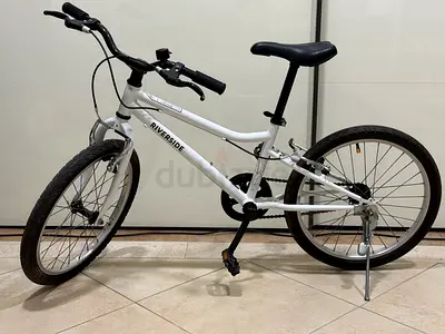 Riverside 100 Kids Hybrid Bike - bicycle 20 Inch - White