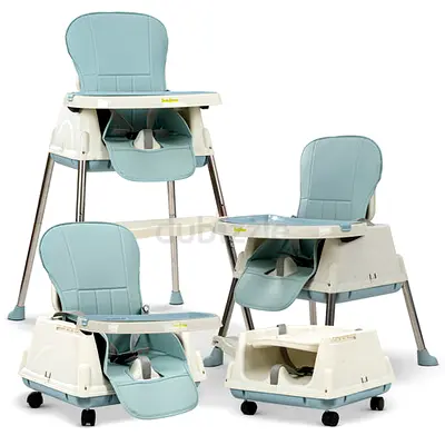 4in1 Convertible Multi-Mode Baby High Chair (Booster, Portable  Dining Chair)