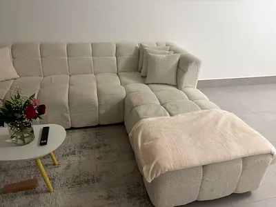 7 Seater Sofa L shape Beige