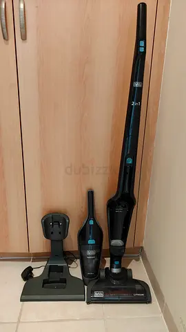 Black  Blue 2-in-1 Cordless Stick and Handheld Vacuum (Lithium) - Good Condition