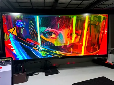 LG 34 curve gaming monitor