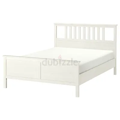 Super king size bed and mattress for sale -Ikea hemnes